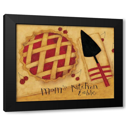 Cut It Black Modern Wood Framed Art Print by DiPaolo, Dan