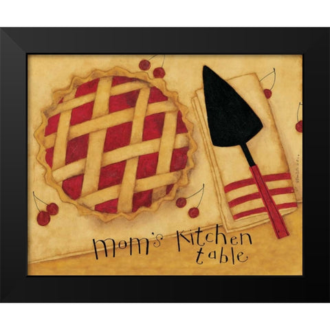 Cut It Black Modern Wood Framed Art Print by DiPaolo, Dan