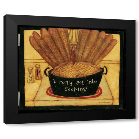 Feast Black Modern Wood Framed Art Print by DiPaolo, Dan