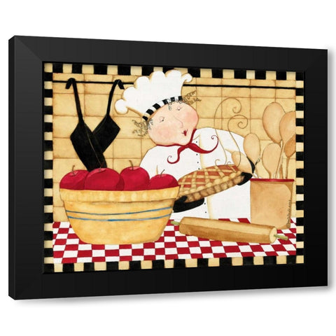 Loving It Black Modern Wood Framed Art Print by DiPaolo, Dan