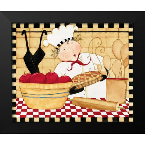 Loving It Black Modern Wood Framed Art Print by DiPaolo, Dan