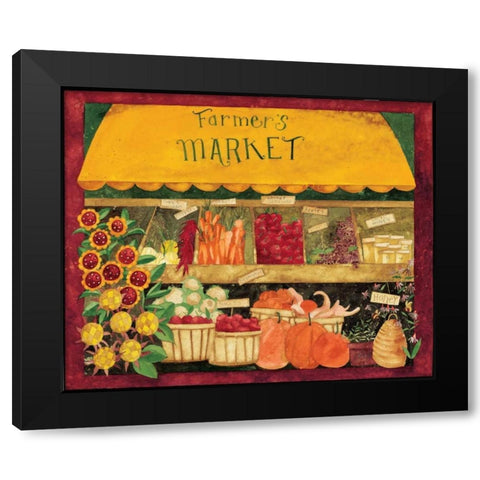 Market Black Modern Wood Framed Art Print by DiPaolo, Dan