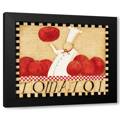 Tomatoes Black Modern Wood Framed Art Print with Double Matting by DiPaolo, Dan
