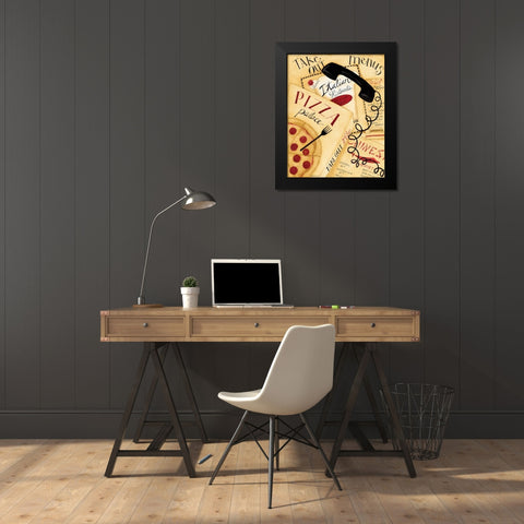 Order In Black Modern Wood Framed Art Print by DiPaolo, Dan