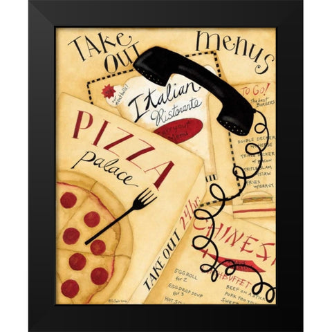 Order In Black Modern Wood Framed Art Print by DiPaolo, Dan