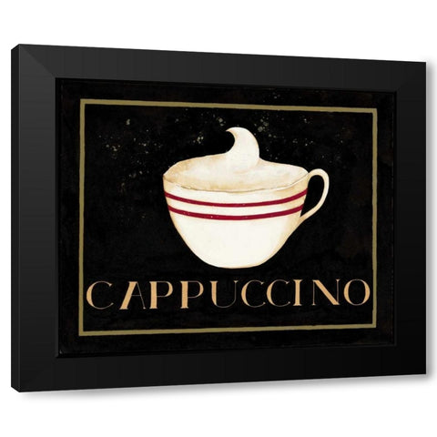 Midnight Coffee Black Modern Wood Framed Art Print by DiPaolo, Dan