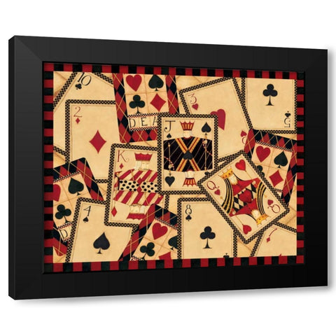 All Of A kind Black Modern Wood Framed Art Print by DiPaolo, Dan