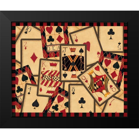 All Of A kind Black Modern Wood Framed Art Print by DiPaolo, Dan