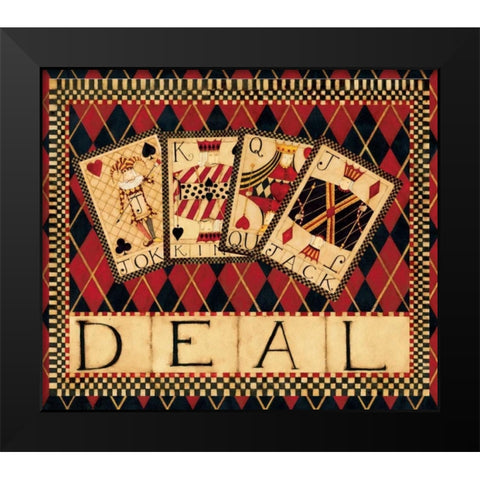 Deal Black Modern Wood Framed Art Print by DiPaolo, Dan