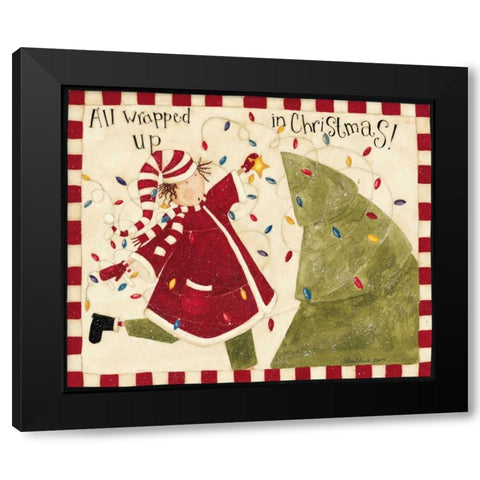 Dance Black Modern Wood Framed Art Print with Double Matting by DiPaolo, Dan