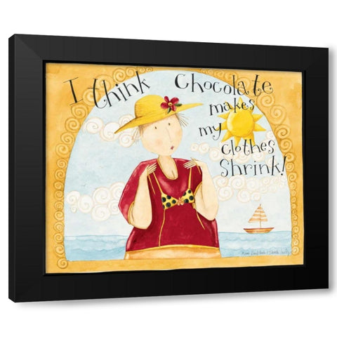 Sunshine Black Modern Wood Framed Art Print with Double Matting by DiPaolo, Dan