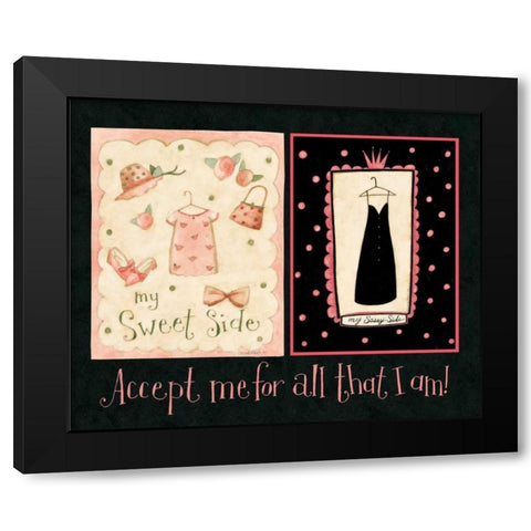 Clothes Black Modern Wood Framed Art Print by DiPaolo, Dan