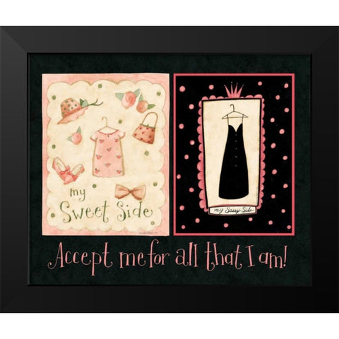 Clothes Black Modern Wood Framed Art Print by DiPaolo, Dan