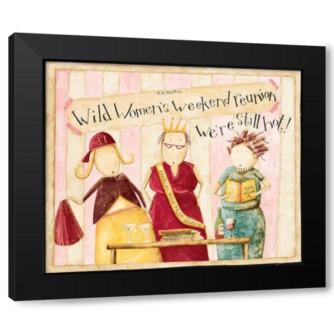 Wild Black Modern Wood Framed Art Print with Double Matting by DiPaolo, Dan