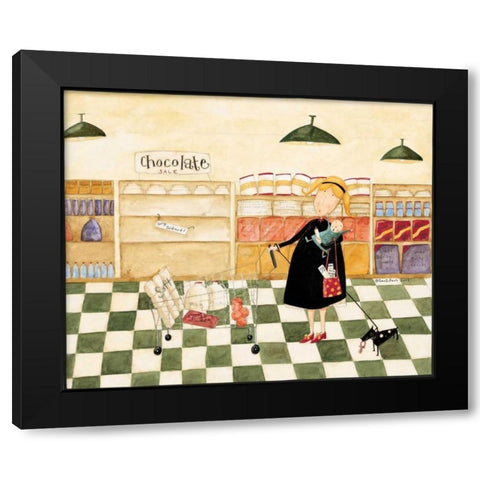 Ordenary Day Black Modern Wood Framed Art Print with Double Matting by DiPaolo, Dan