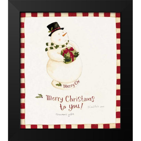 Christmas Black Modern Wood Framed Art Print by DiPaolo, Dan