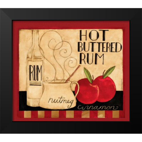 Hot Black Modern Wood Framed Art Print by DiPaolo, Dan