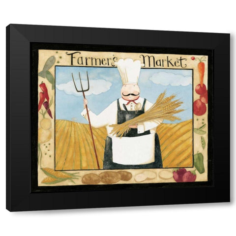 Market Black Modern Wood Framed Art Print by DiPaolo, Dan