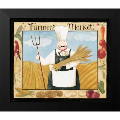 Market Black Modern Wood Framed Art Print by DiPaolo, Dan