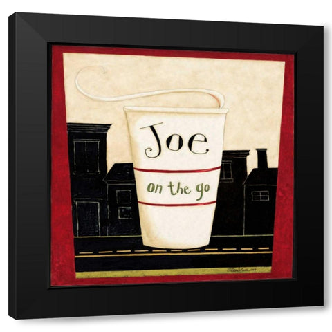 Joe Black Modern Wood Framed Art Print with Double Matting by DiPaolo, Dan