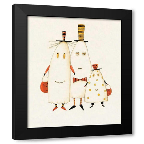 Family Black Modern Wood Framed Art Print with Double Matting by DiPaolo, Dan