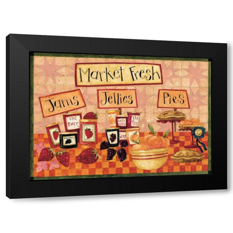 Legacy Market  Fresh Black Modern Wood Framed Art Print with Double Matting by DiPaolo, Dan