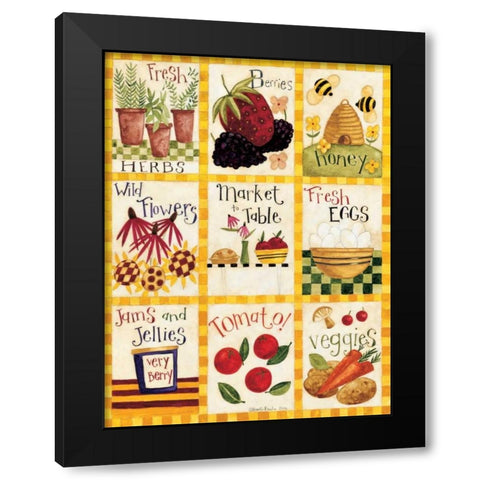 Legacy Market To Table Black Modern Wood Framed Art Print by DiPaolo, Dan