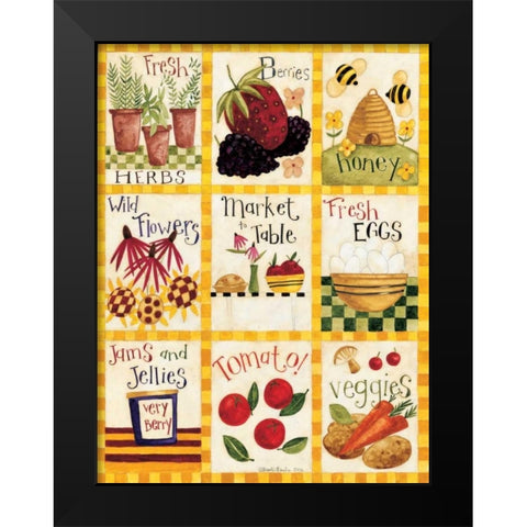 Legacy Market To Table Black Modern Wood Framed Art Print by DiPaolo, Dan
