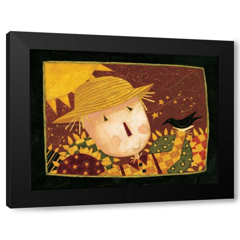 October Black Modern Wood Framed Art Print by DiPaolo, Dan
