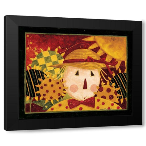 Scarecrow Black Modern Wood Framed Art Print by DiPaolo, Dan