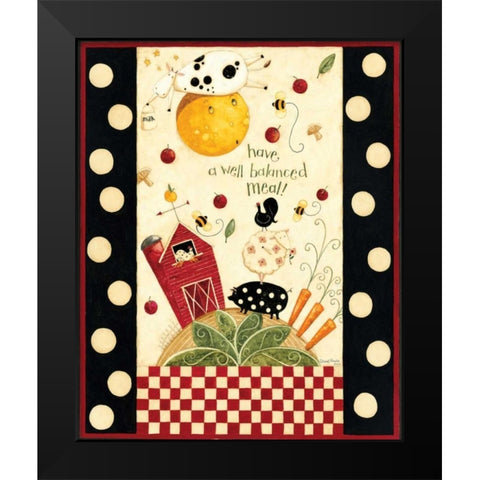 Animal Fram Black Modern Wood Framed Art Print by DiPaolo, Dan