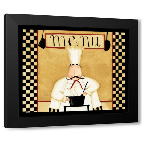 No Menu Black Modern Wood Framed Art Print with Double Matting by DiPaolo, Dan