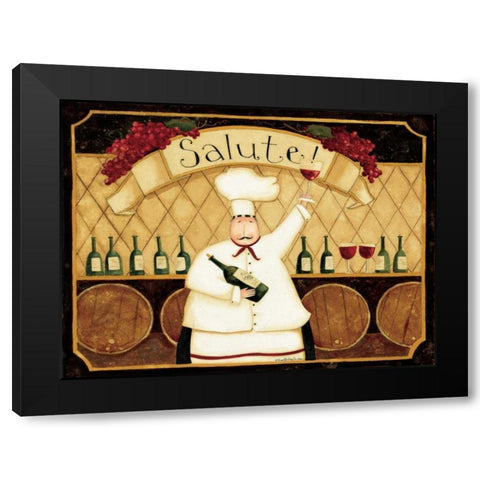 Tasty Wine Black Modern Wood Framed Art Print with Double Matting by DiPaolo, Dan