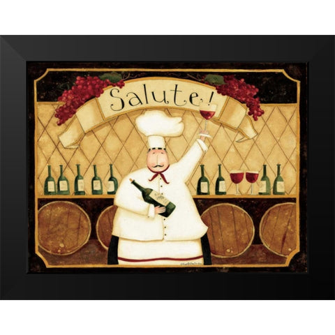 Tasty Wine Black Modern Wood Framed Art Print by DiPaolo, Dan