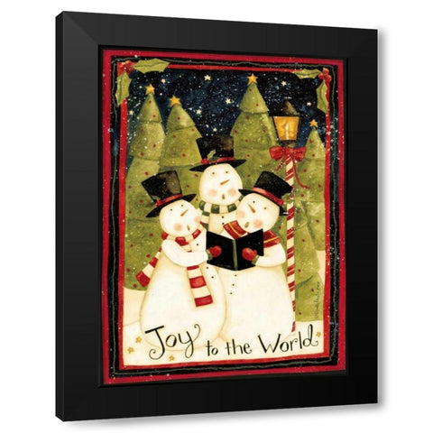 Spread Joy Black Modern Wood Framed Art Print with Double Matting by DiPaolo, Dan