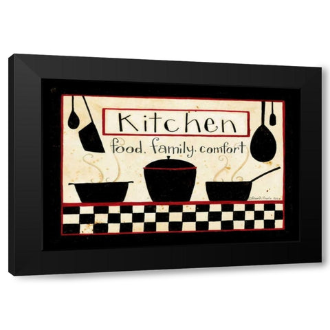 Kitchen Black Modern Wood Framed Art Print with Double Matting by DiPaolo, Dan