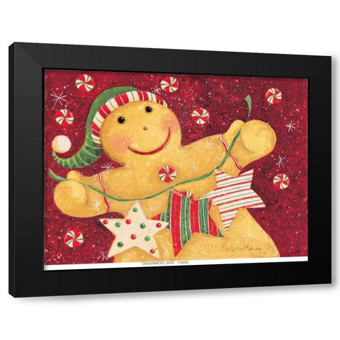 Gingerbread And Candy Black Modern Wood Framed Art Print with Double Matting by DiPaolo, Dan