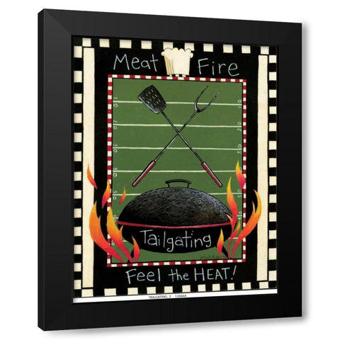Tailgating 2 Black Modern Wood Framed Art Print by DiPaolo, Dan