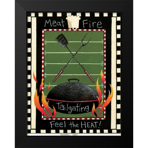 Tailgating 2 Black Modern Wood Framed Art Print by DiPaolo, Dan