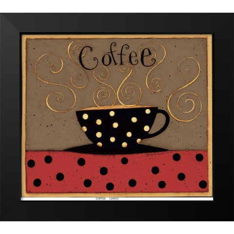 Drink It Black Modern Wood Framed Art Print by DiPaolo, Dan