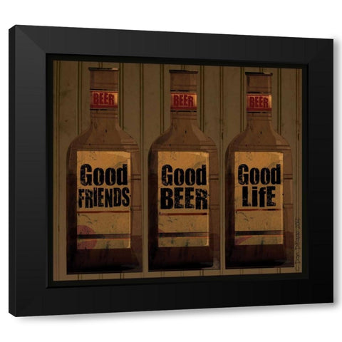 Final 3 Black Modern Wood Framed Art Print by DiPaolo, Dan