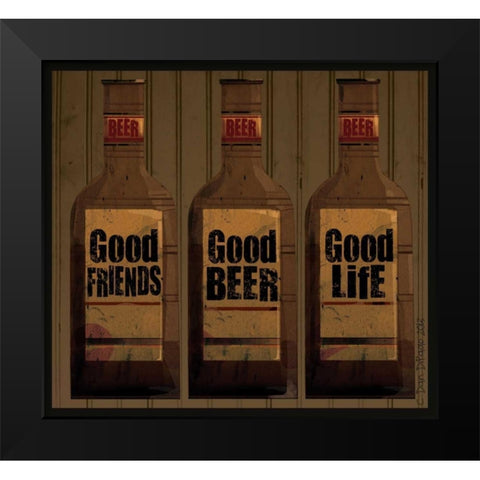 Final 3 Black Modern Wood Framed Art Print by DiPaolo, Dan