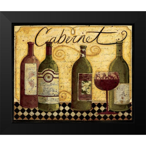 Cabernet Black Modern Wood Framed Art Print by DiPaolo, Dan