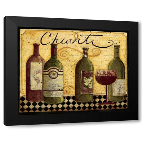 Chianti Black Modern Wood Framed Art Print by DiPaolo, Dan