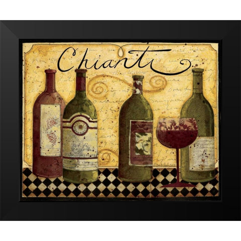 Chianti Black Modern Wood Framed Art Print by DiPaolo, Dan