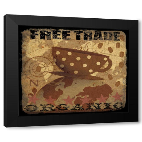 Free Trade Black Modern Wood Framed Art Print by DiPaolo, Dan