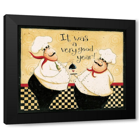Very Good Year Black Modern Wood Framed Art Print by DiPaolo, Dan