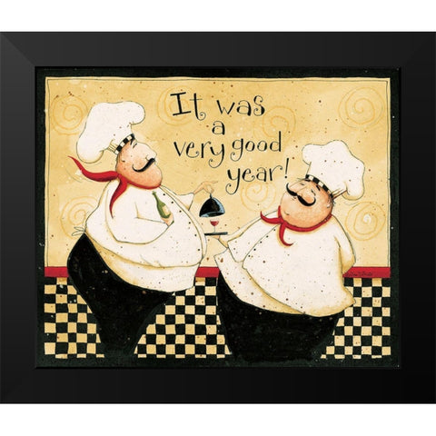 Very Good Year Black Modern Wood Framed Art Print by DiPaolo, Dan