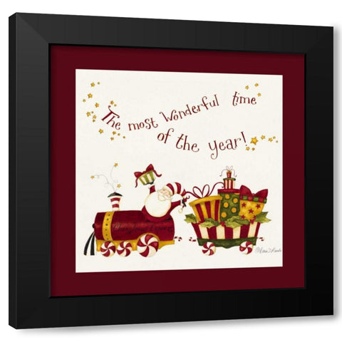 Presents Black Modern Wood Framed Art Print with Double Matting by DiPaolo, Dan