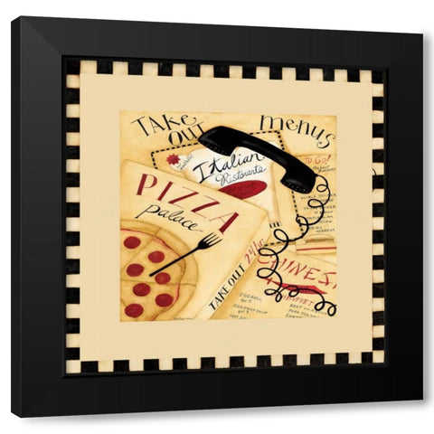 Reservation Black Modern Wood Framed Art Print with Double Matting by DiPaolo, Dan